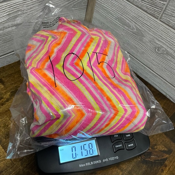 Soft Surroundings Womens Giselli Dress Size 1X Multicolor V Neck Chevron Zigzag - Picture 7 of 9